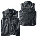 Custom Name Brp Seadoo Leather Vest - Personalized Logo Car Motorcycle Model