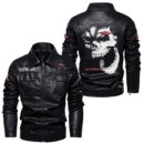 Custom Name Mccormick Skull Skull Leather Jacket - Personalized Logo Car Motorcycle Model