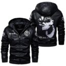 Custom Name Ural Motorcycles Skull Leather Jacket - Personalized Logo Car Motorcycle Model